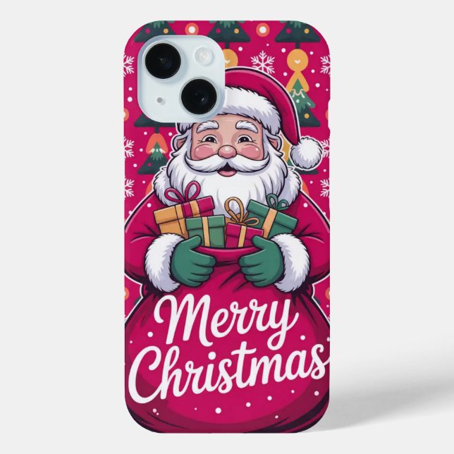 Merry Christmas Santa Claus iPhone / iPad case (Back)