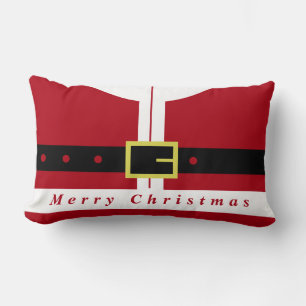 Merry Christmas - Santa Claus Lumbar Pillow
