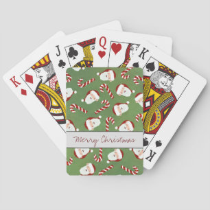 Merry Christmas Santa Claus  Playing Cards