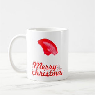Merry Christmas Santa Claus Red Cap Coffee Mug