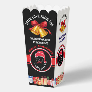 Merry Christmas Santa Claus Red Holiday Fav Favor Box