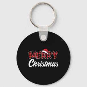 Merry Christmas Santa Claus Xmas Keychain