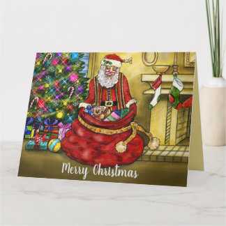 Merry Christmas Santa Clause Card