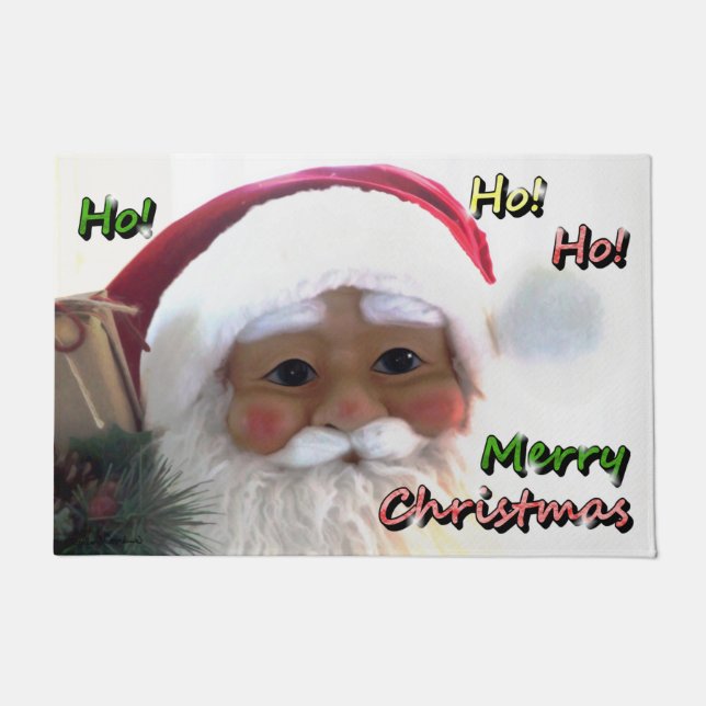 Merry Christmas Santa Clause Doormat (Front)