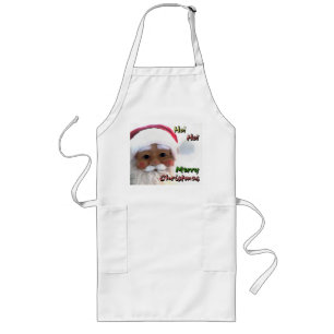 Merry Christmas Santa Clause Long Apron