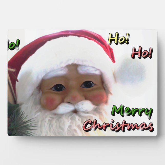 Merry Christmas Santa Clause Plaque (Front)