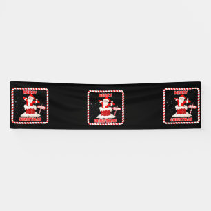 Merry Christmas Santa Collection 2.5x10 Vinyl Banner