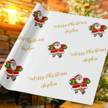 Merry Christmas Santa Custom Name Personalized
