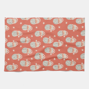 Merry Christmas - Santa Face nursery winter Star  Kitchen Towel