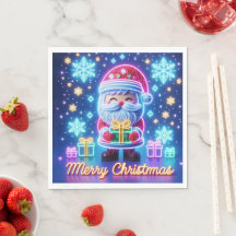 Merry Christmas Santa Gift Poster