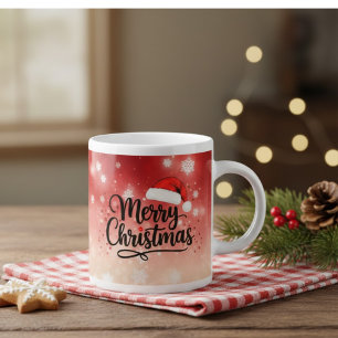 Merry Christmas Santa Hat Mug