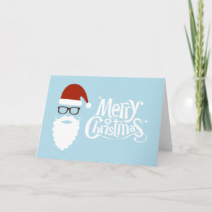 Merry Christmas Santa Holiday Card