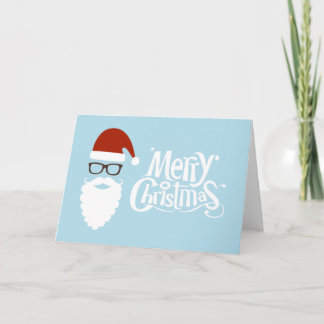 Merry Christmas Santa Holiday Card