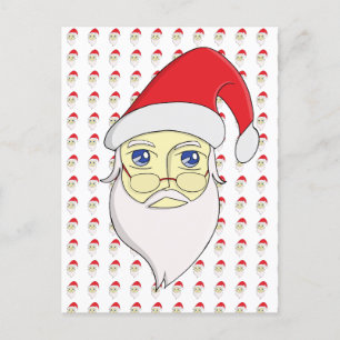 Merry Christmas Santa Holiday Postcard