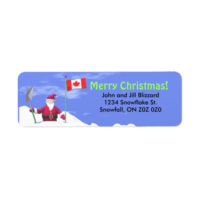Merry Christmas Santa in Canada (Front)