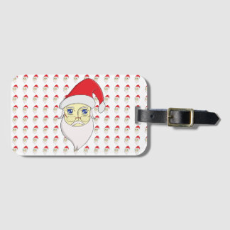 Merry Christmas Santa Luggage Tag