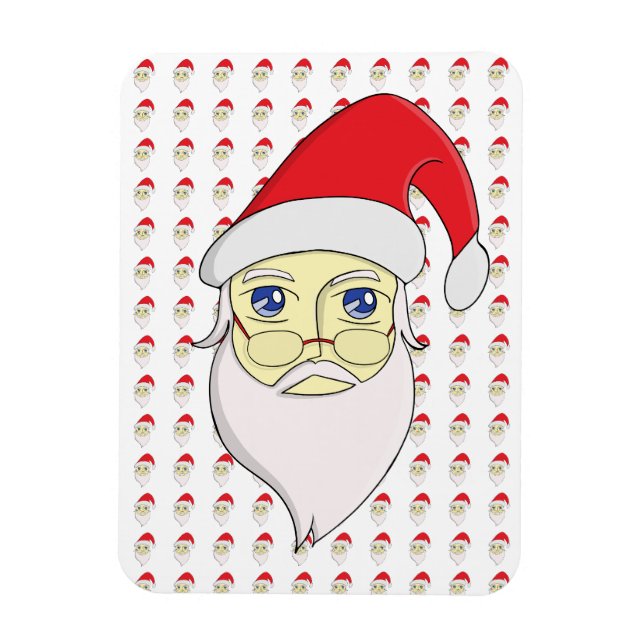 Merry Christmas Santa Magnet (Vertical)