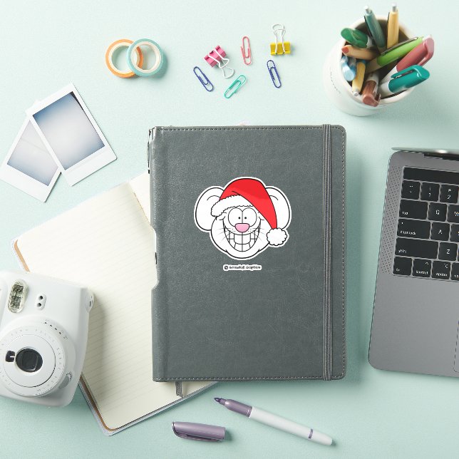 Merry Christmas Santa Mouse Screwball Graphics (iPad Cover)