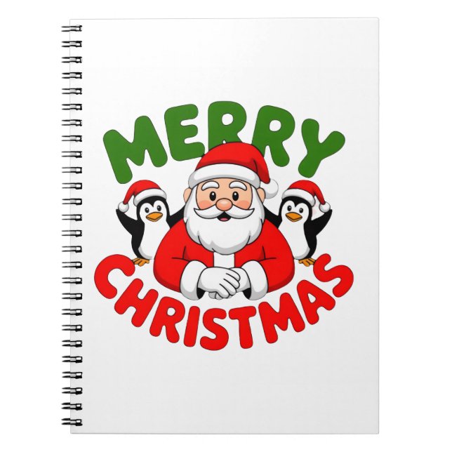Merry Christmas Santa Notebook (Front)