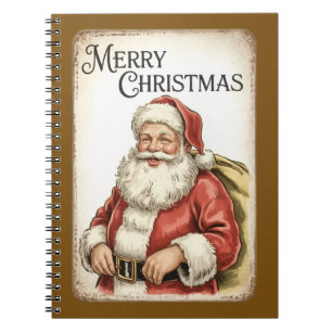 Merry Christmas Santa Notebook