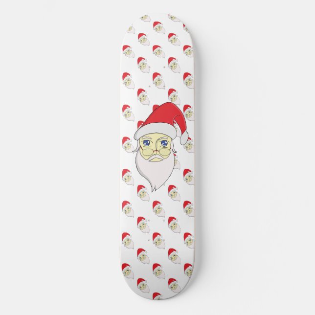 Merry Christmas Santa Skateboard (Front)