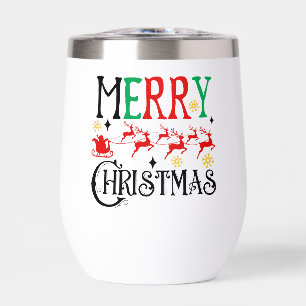 Merry Christmas Santa Sleigh-61049