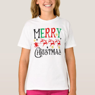 Merry Christmas Santa Sleigh-61049 T-Shirt Hoodie