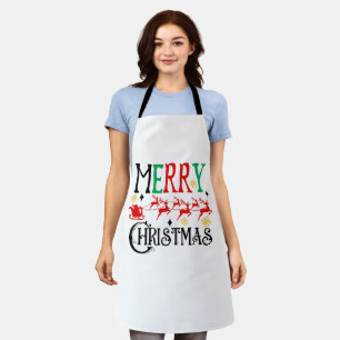 Merry Christmas Santa Sleigh-61049 T-Shirt Hoodie Apron