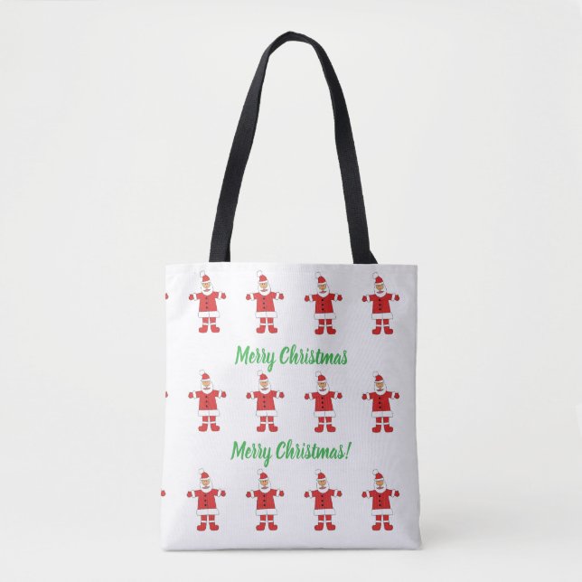 Merry Christmas Santa Tote (Front)