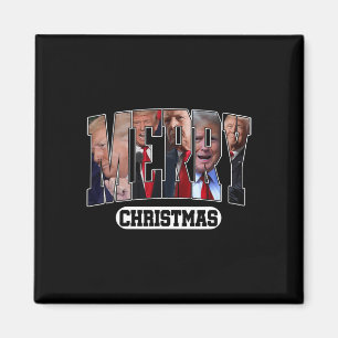 Merry Christmas Santa Trump Merry Trumpmas Pyjamas Magnet
