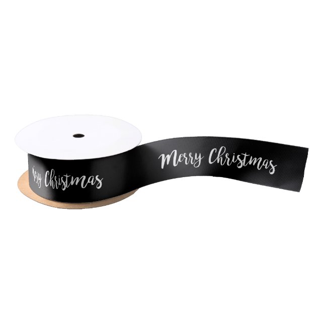 Merry Christmas Satin Ribbon (Spool)