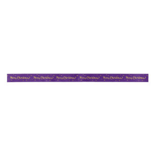 Merry Christmas Satin Ribbon