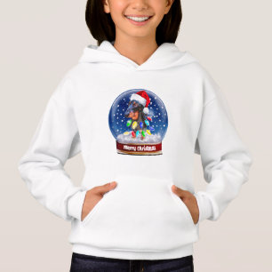 Merry Christmas Sausage Dog Snow Globe