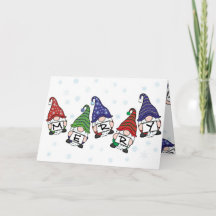 Merry Christmas Scattered Gnomes