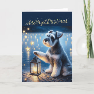 Merry Christmas Schnauzer Christmas Card