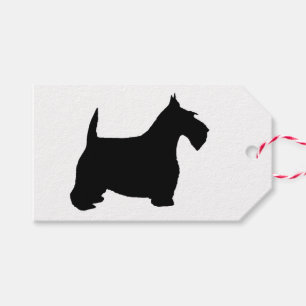Merry Christmas Scottie Dog Gift Tags