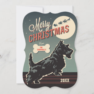 Merry Christmas Scottie Holiday Card