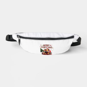 Merry Christmas Scottish Highland Cow Xmas Farm An Fanny Pack