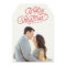 Merry Christmas Script Holiday Photo Card