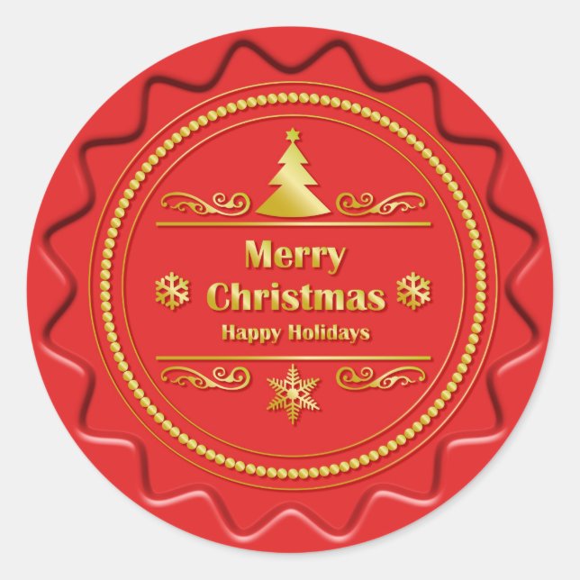 Merry Christmas Seal (Front)