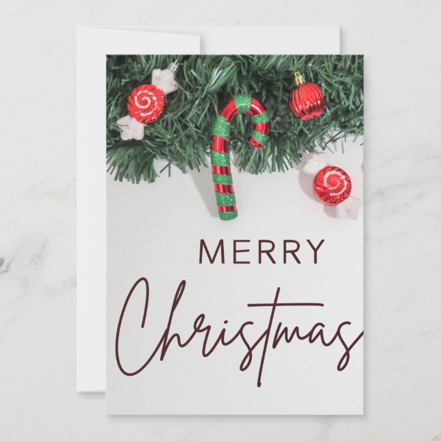 merry christmas seasonal cards (Front)