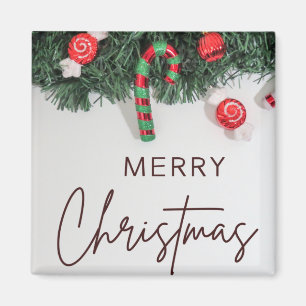 merry christmas seasonal cards magnet