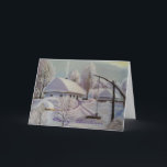 Merry Christmas~Season's Greetings Holiday Card<br><div class="desc">Wintertime in Eastern Europe. This is wonderful for Winter Holiday Greetings.</div>