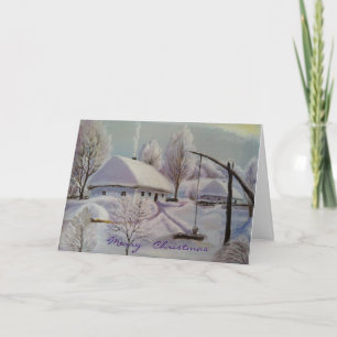 Merry Christmas~Season's Greetings Holiday Card