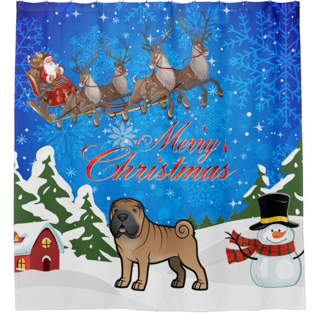 Merry Christmas Shar Pei (Front)