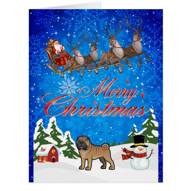 Merry Christmas Shar Pei (Front)
