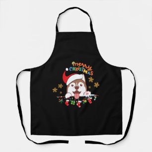 Merry Christmas Shelties Magnet Apron