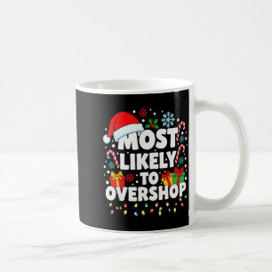 Merry Christmas Shopper Funny Festive Holiday Coffee Mug