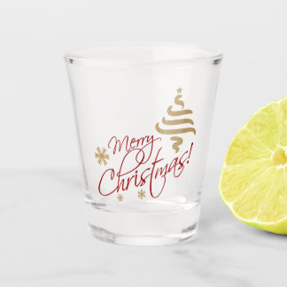 Merry Christmas Shot Glass