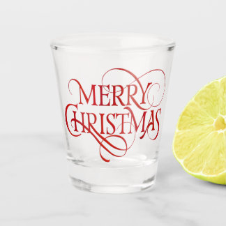 Merry Christmas Shot Shot Glass